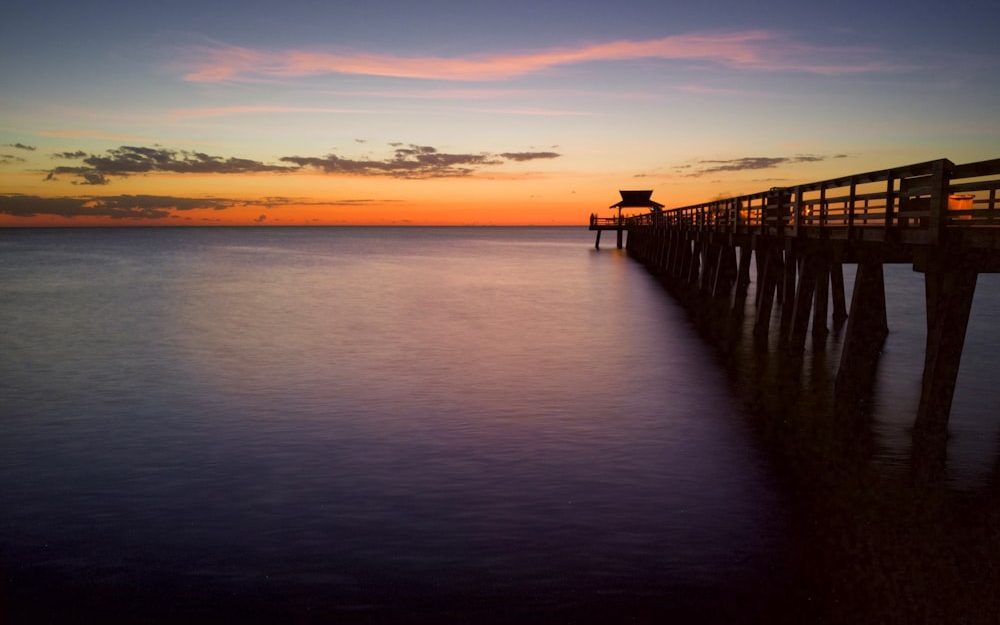 The Naples Pier at sunset