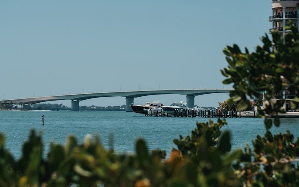 The Ringling Bridge over Sarasota Bay